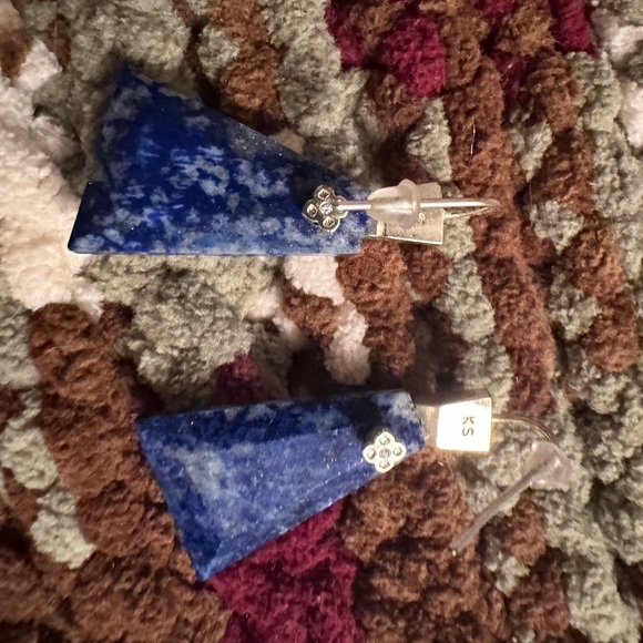 Kendra Scott Blue Lapis Earrings - Picture 2 of 2